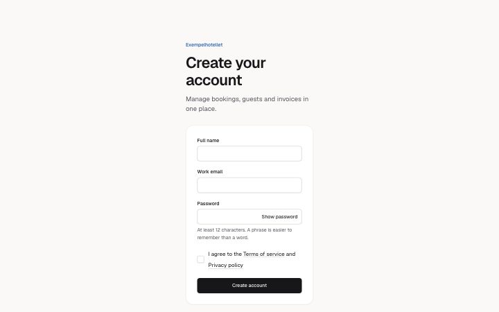 Sign up