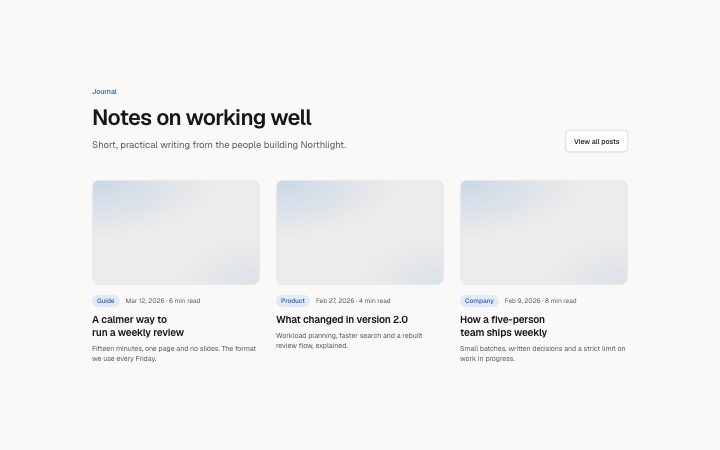 Blog blocks