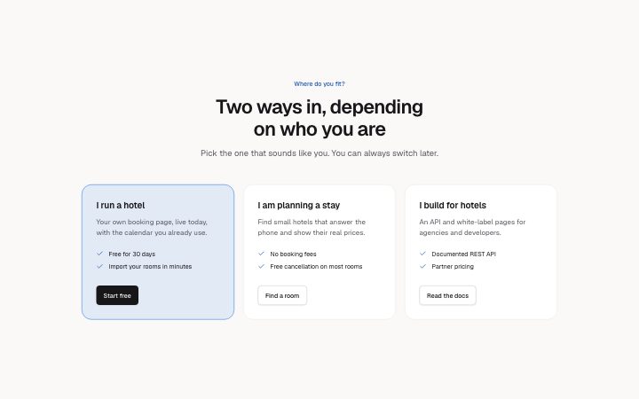 Call to action blocks