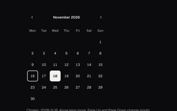 Calendar