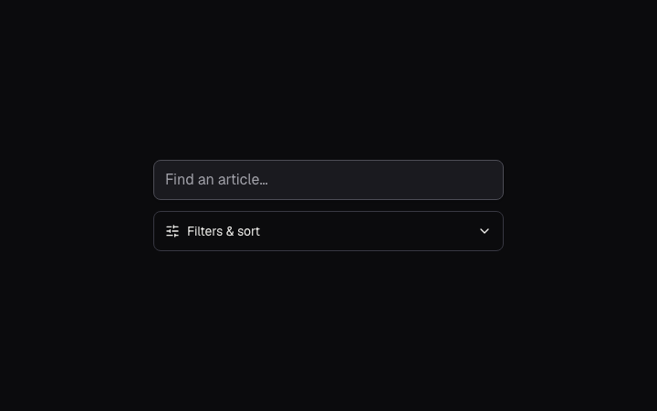 Collection controls
