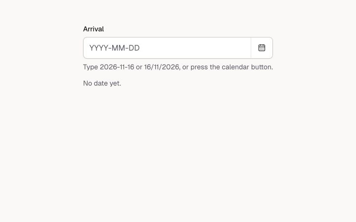Date picker