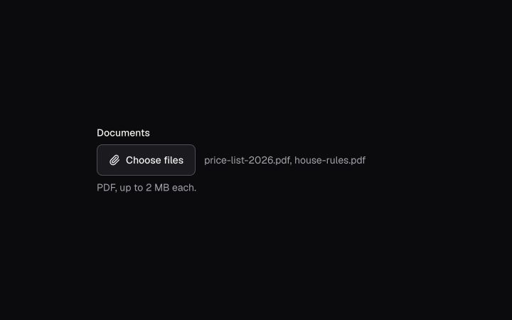 File field