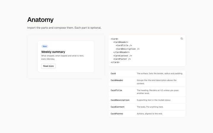 Docs blocks