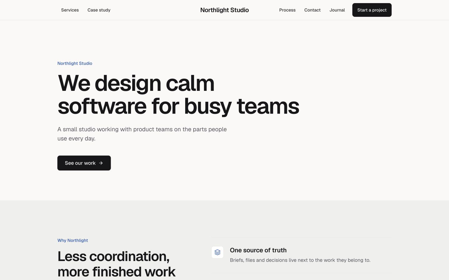 Consultancy template