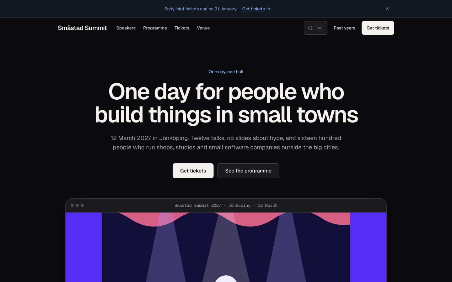 Event template