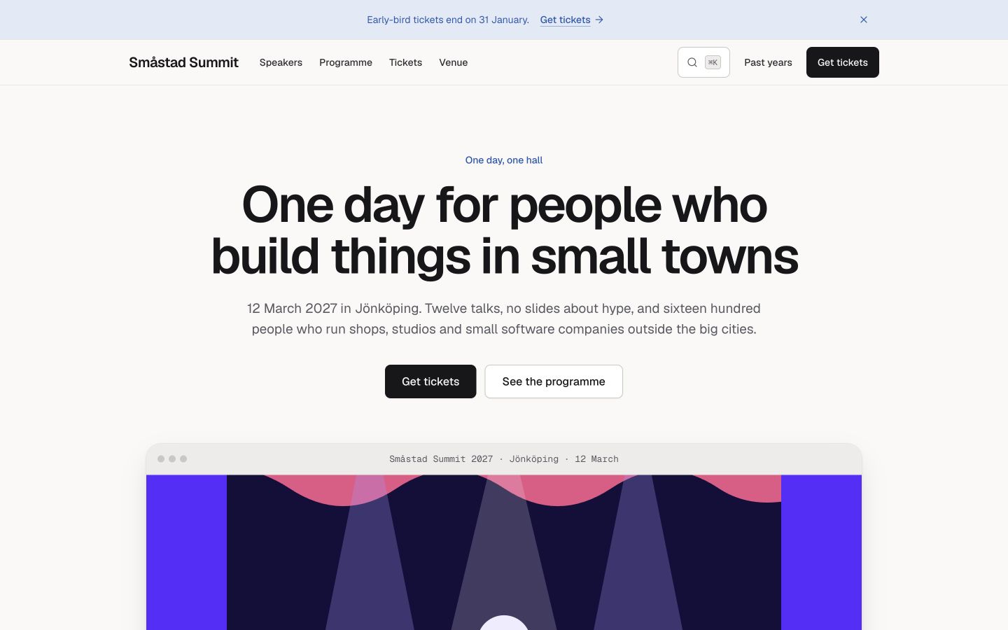 Event template