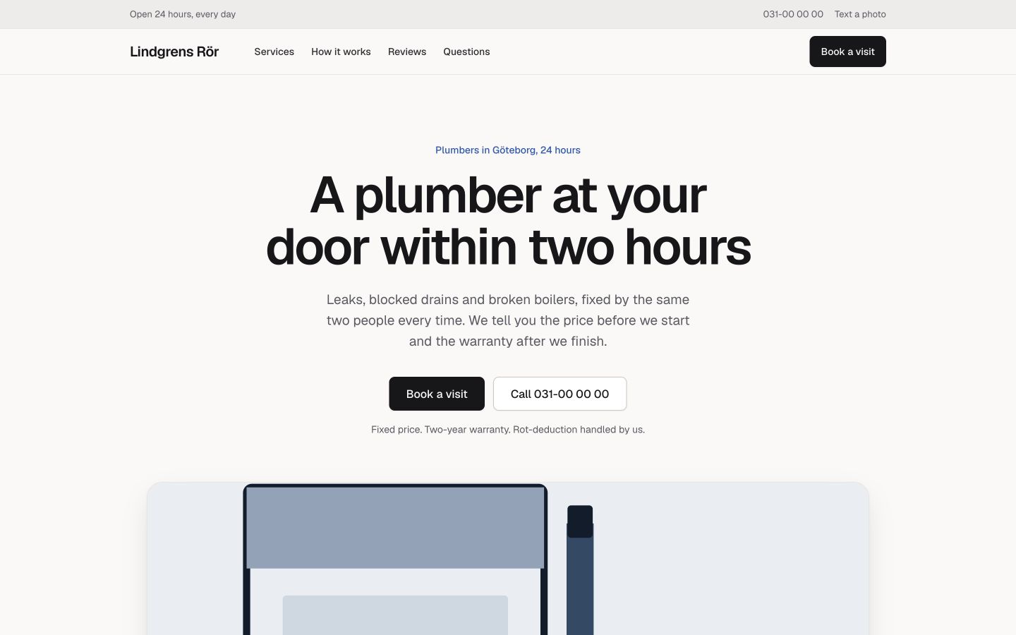 Local service template