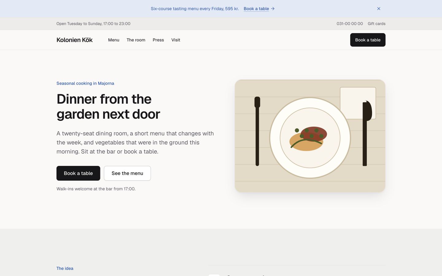 Restaurant template